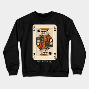 Beatmaker King Card for Music Producer and Dj Crewneck Sweatshirt